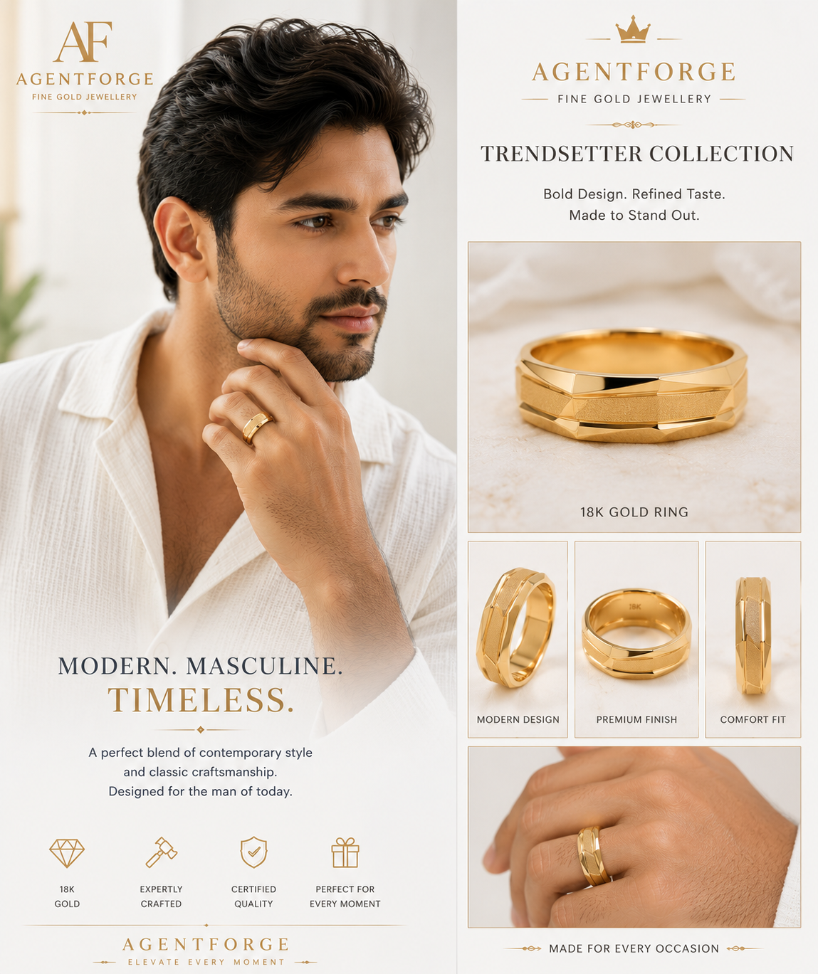 Jewellery Design 23 — AI-generated jewellery visual created with AgentForge AI