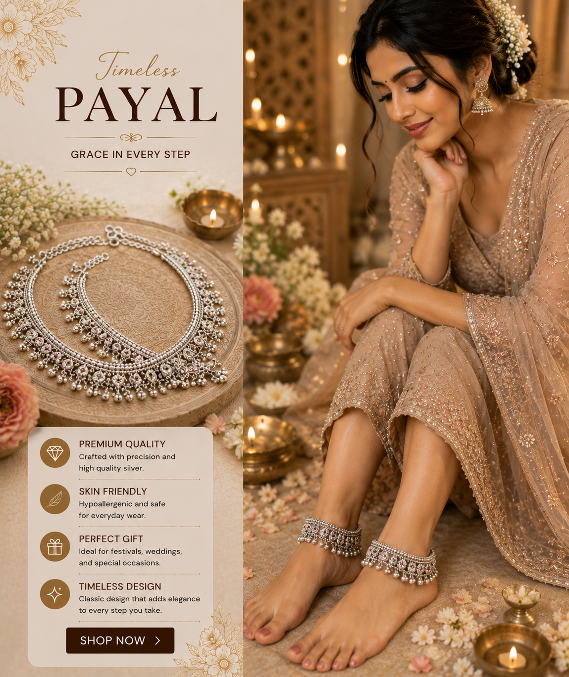Jewellery Design 8 — AI-generated jewellery visual created with AgentForge AI
