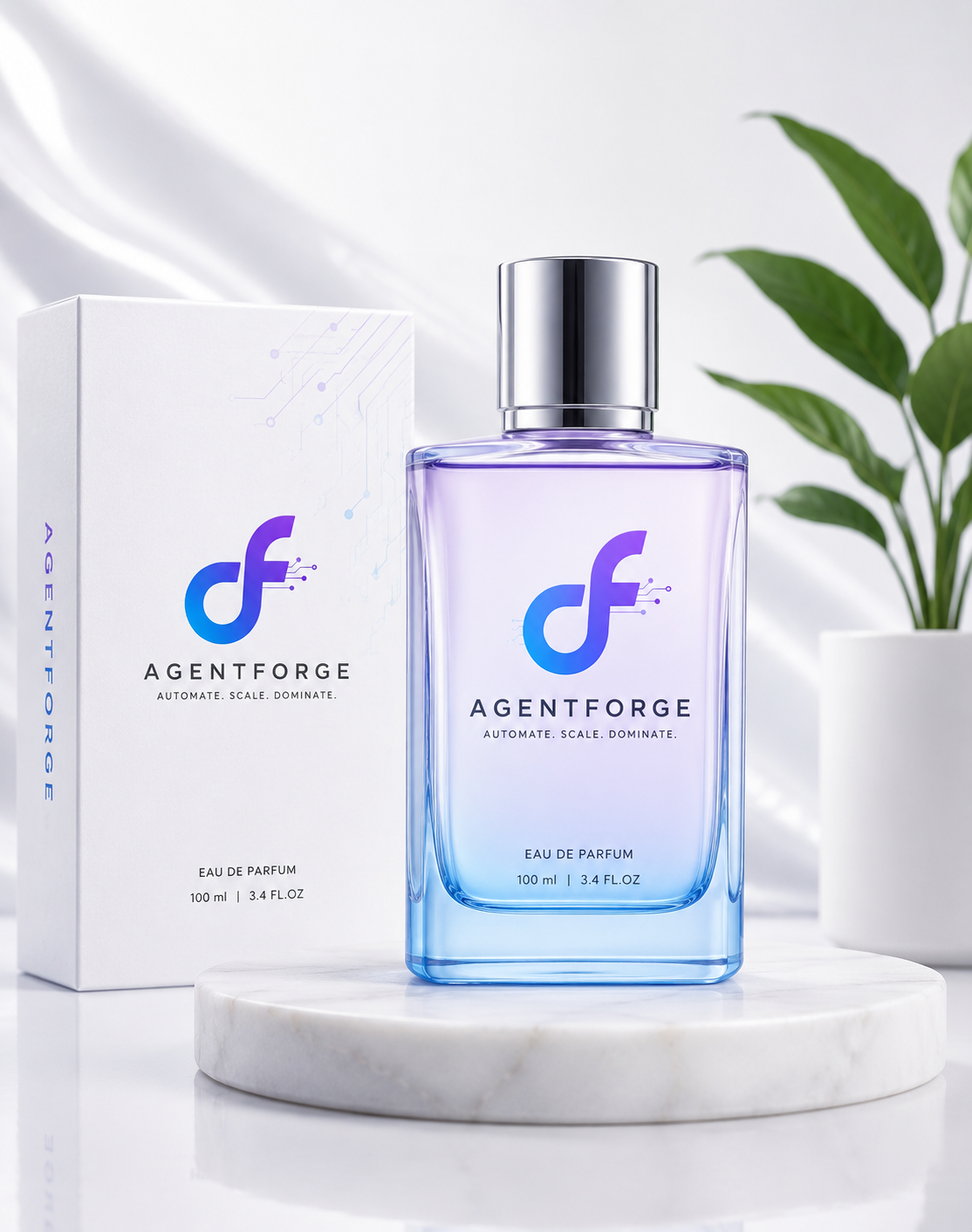AI product photography example created with AgentForge AI