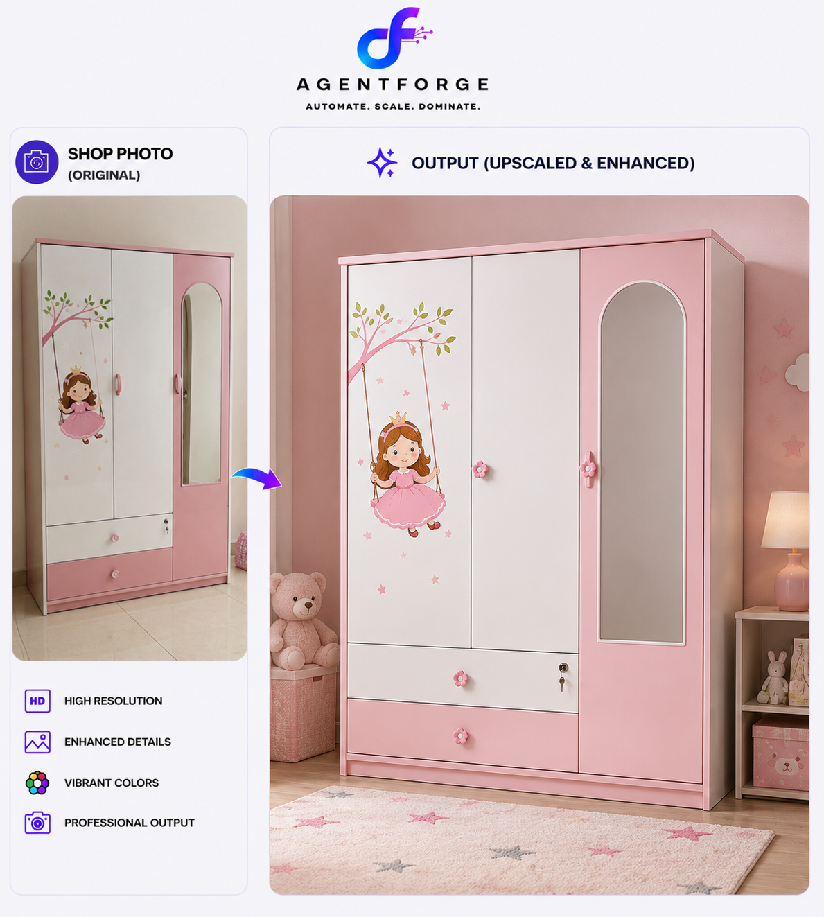Product Design 19 — AI-generated productography visual created with AgentForge AI