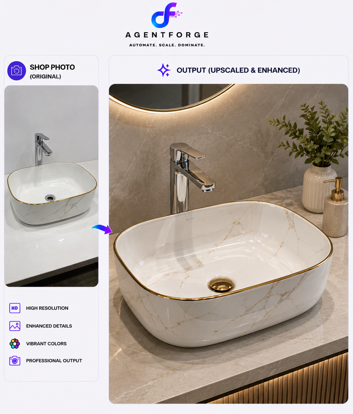 Product Design 23 — AI-generated productography visual created with AgentForge AI