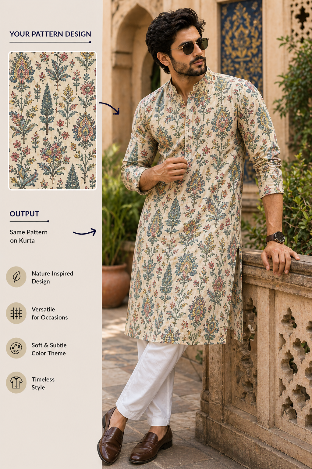 Textile Design 10 — AI-generated textile visual created with AgentForge AI