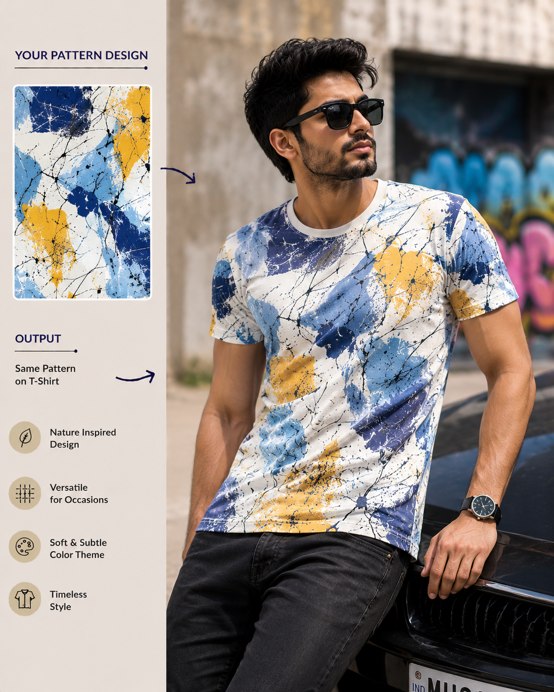 Textile Design 13 — AI-generated textile visual created with AgentForge AI