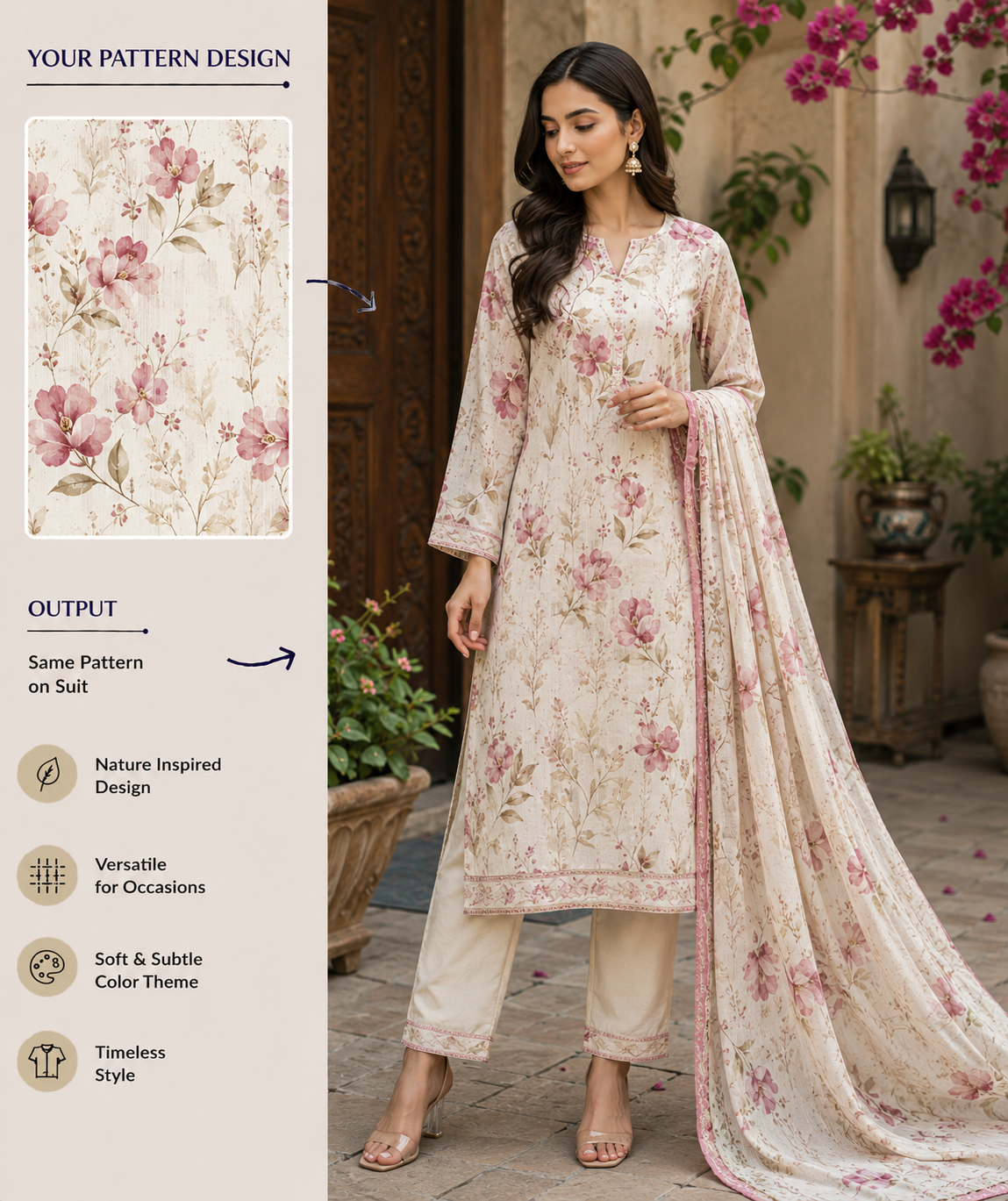 Textile Design 18 — AI-generated textile visual created with AgentForge AI