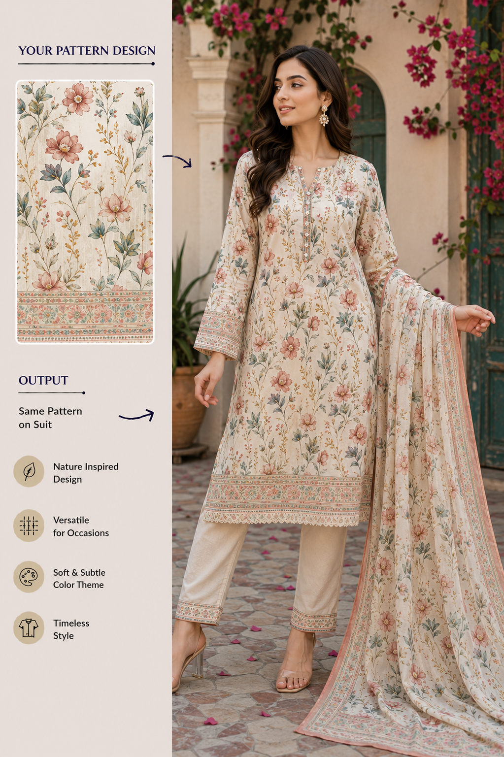 Textile Design 20 — AI-generated textile visual created with AgentForge AI