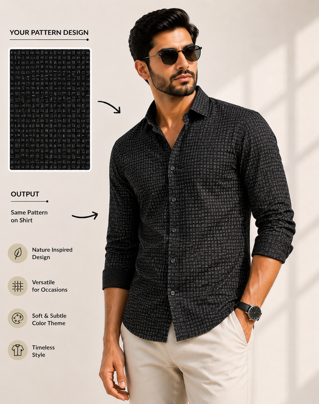 Textile Design 6 — AI-generated textile visual created with AgentForge AI
